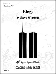 Elegy Concert Band sheet music cover Thumbnail